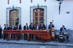 Banda de Marimba, no centro de Antigua, na Guatemala
